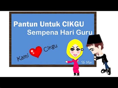 Please help by adding reliable sources.contentious material about living persons that is unsourced or poorly sourced must be removed immediately, especially if potentially libelous or harmful. Pantun Untuk Cikgu Sempena Hari Guru - YouTube