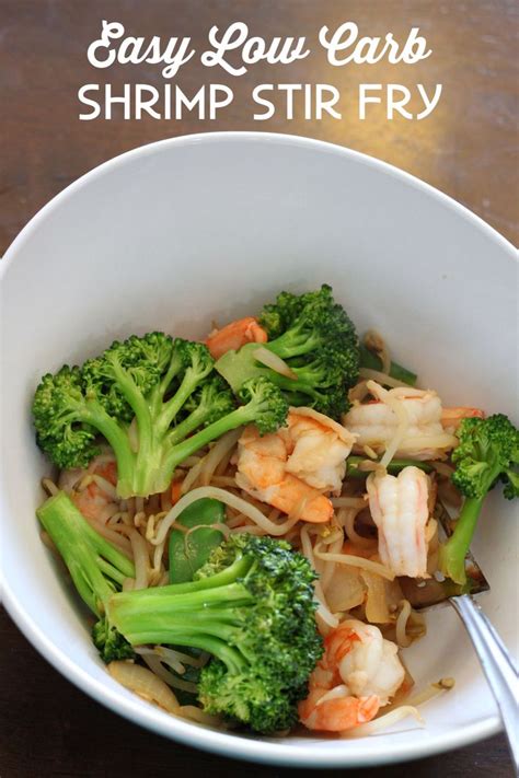 Can be made vegan and gluten free. Easy Low Carb Shrimp and Bean Sprout Stir Fry - The ...