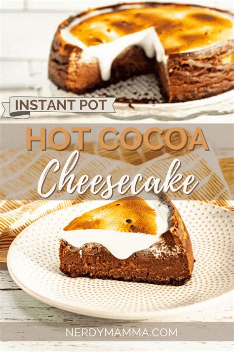 Get Ready To Fall In Love With This Hot Cocoa Cheesecake Topped With