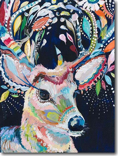 D For Deer Animal Art Animal Paintings