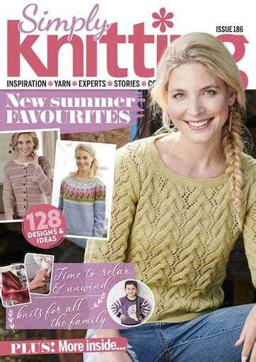 Simply Knitting Magazine Issue 186 Back Issue