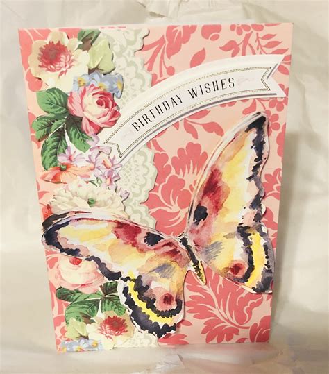 2019 Birthday Card Created Using The Anna Griffin Card Base Anna