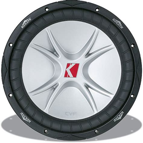 Check the amplifier's owners manual for minimum impedance the amplifier will handle before. Kicker CVR10 R Car Audio COMP CVR 10" Round Subwoofer Dual 4 Ohm - 07CVR10D4_RS