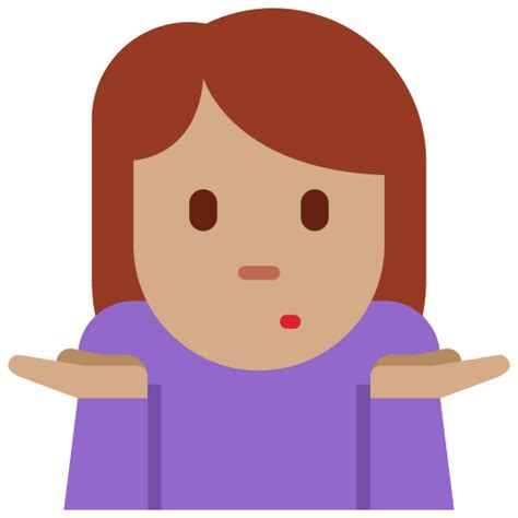 Shrug Emoticon Ascii 🤷🏽 Person Shrugging Emoji With Medium Skin Tone