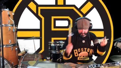 Tv38 Boston Bruins Intro The Ventures Nutty Drum Cover Youtube