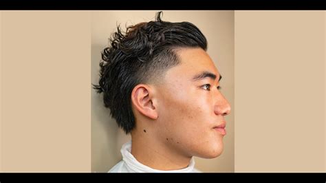 How To Start A Mullet Haircut Skin Fade On The Sides Razor Line