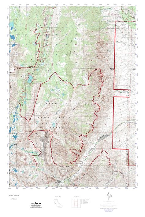 Mytopo Mount Morgan California Usgs Quad Topo Map