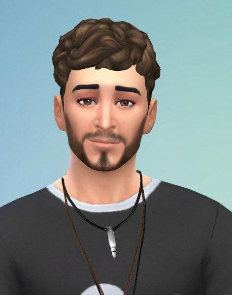 Sims 4 Male Curly Hair Alpha Milplm