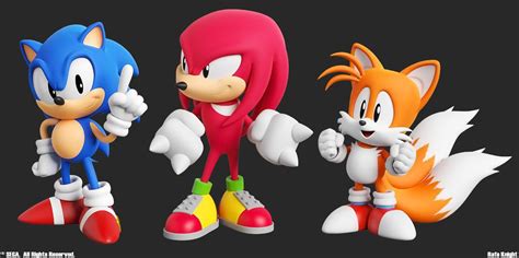 Classic Team Sonic Official Render Rsonicthehedgehog