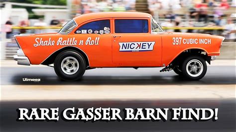 Rare Gasser Barn Find One Of A Kind Nickey Chevy Put Away For