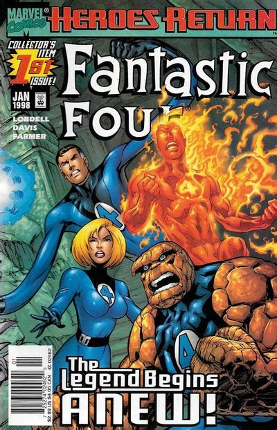 Fantastic Four 1 Newsstand Fantastic Four 1998 Series Marvel