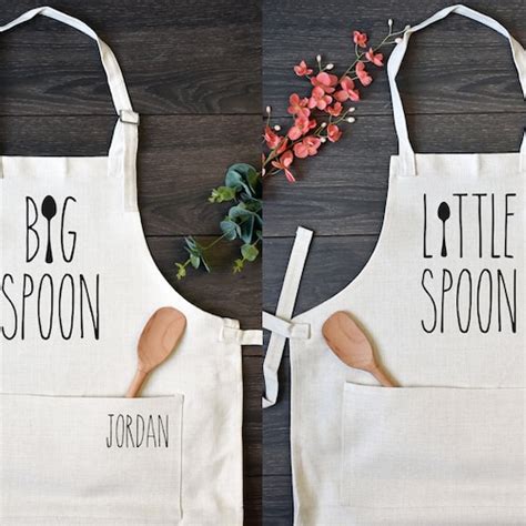 Apron Set For Couples His And Hers Kitchen Apron Aprons For Etsy