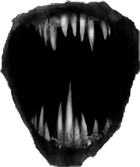 Transparent Scary Mouth Png