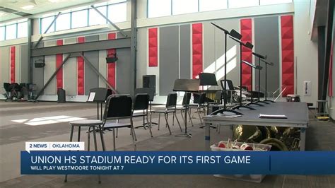 Completed Union Hs Stadium Ready For First Football Game