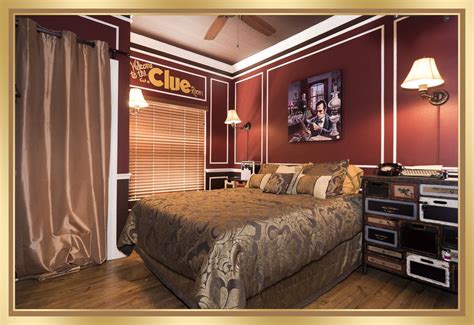 The "Get A CLUE" Escape Room Game & Bedroom at The Great Escape Lakeside
