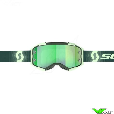 Scott Fury Motocross Goggle Mint Green Chrome Lens