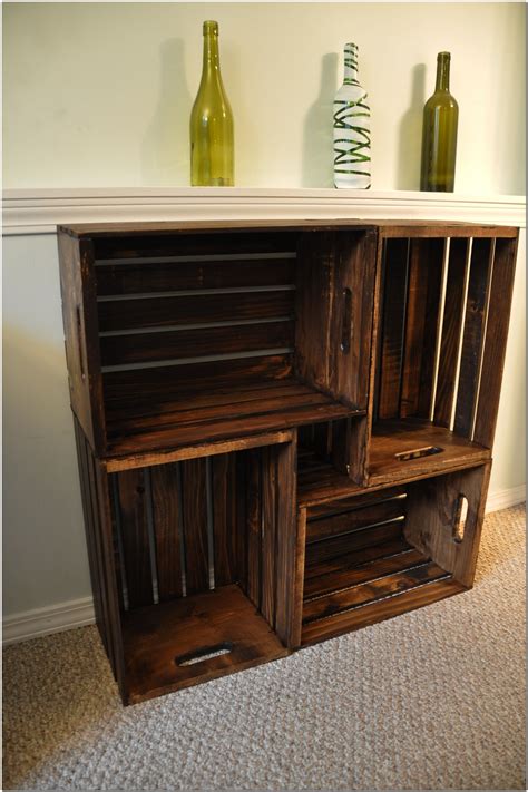 80 Creative Storage Ideas For Small Apartment Crate Bookcase