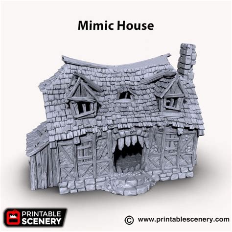 Mimic House Printable Scenery