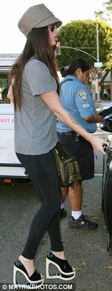 Megan Fox Ends Up With A Parking Ticket After Her Crazy Six Inch Heels