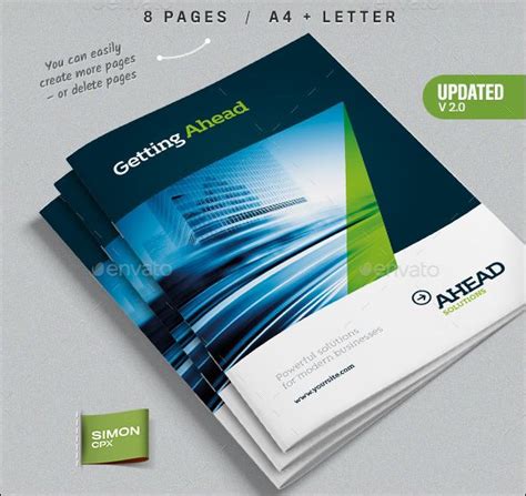 A4 Size Brochure Templates Free Download Printable Templates