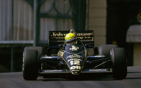 Ayrton Senna Lotus 98t Renault 1986 Monaco Grand Prix Ayrton