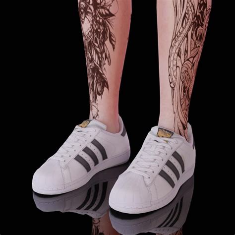 Download Free Sims 4 Cc Shoes Adidas Superstar By Shushilda Sims