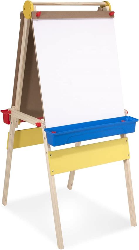 Melissa And Doug Deluxe Wooden Standing Art Easel Toys And Games