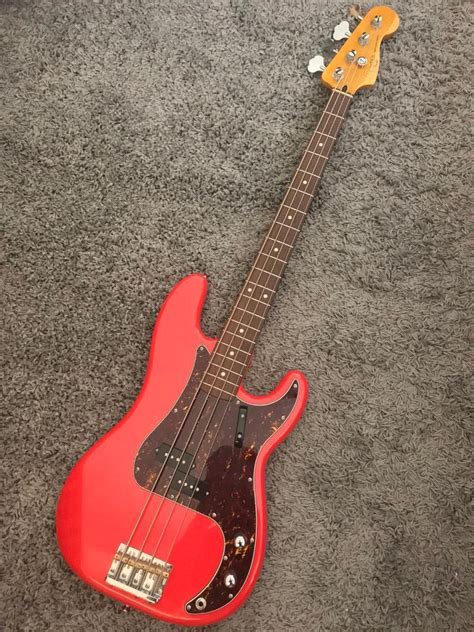 Fender Squier Classic Vibe 60s Precision Bass Fiesta Red Tort