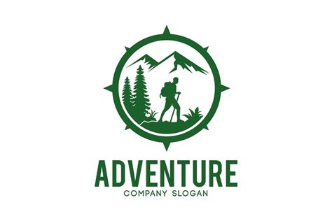 adventure logo template branding and logo templates ~ creative market