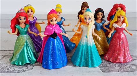 5 Minutes Satisfying With Unboxing Disney Princesses Candy Dress Play Set Unboxing Asmr Youtube