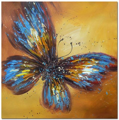 Modern Impressionism Portraits Abstract Butterfly