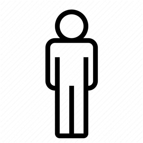 Human Icon Standing Group Of People Standing Community Stick Figure