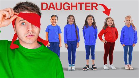 dad tries to find his daughter blindfolded emotional youtube