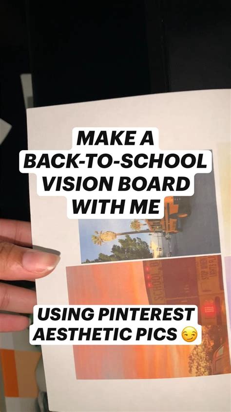 Make A Back To School Vision Board With Me 😆 In 2022 Inspirational
