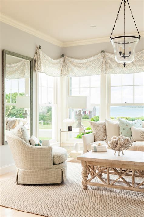 Cape Cod Guest Cottage Neutral Living Room With Big Windows Hgtv