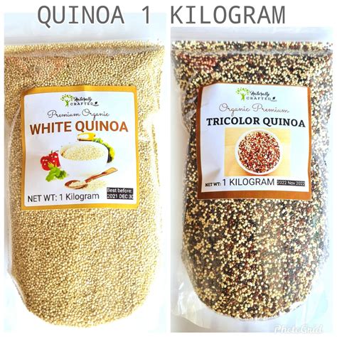Premium Organic White Tricolor Quinoa 1 Kg Shopee Philippines