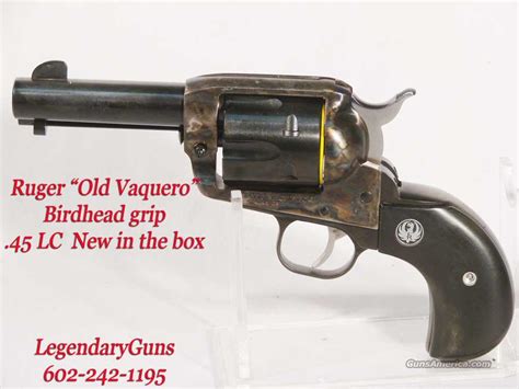 Ruger Vaquero Old Model 45 Colt Birdshead Gri For Sale