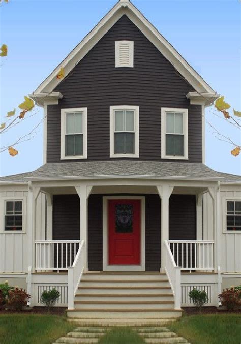25 Inspiring Exterior House Paint Color Ideas Red Exterior Paint Ideas
