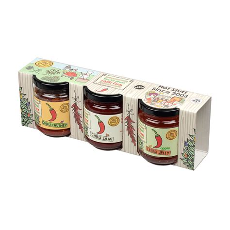 Buy South Devon Chilli Farm Chilli Jam T Set The Postal Pantry Co