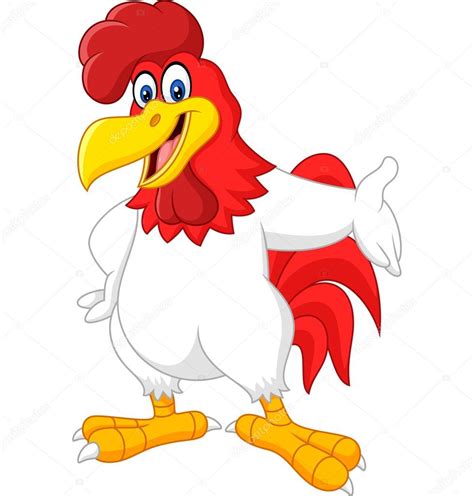 Cartoon Rooster Presenting Stock Vector Image By ©dreamcreation01