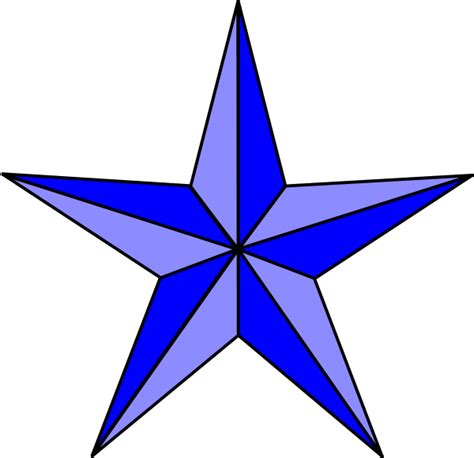 Blue Nautical Star Clip Art Vector Clip Art Online Royalty Free