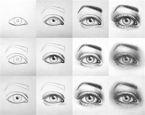 Realistic Eyes Pencil Drawing Tutorial