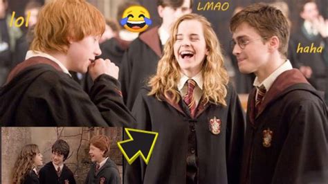 Funny And Cute Bloopers Of Harry Potter Part 6 Behind The Scenes Youtube