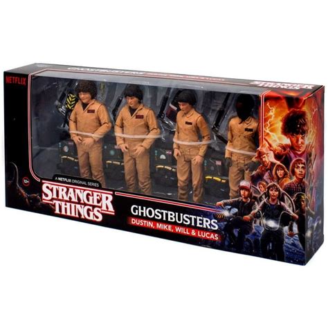 Mcfarlane Stranger Things Ghostbusters Action Figure 4 Pack Dustin