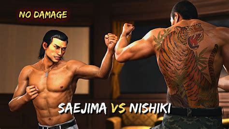 Yakuza 6 Taiga Saejima VS Akira Nishikiyama No Damage All 3