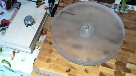 Diy Turntable First Test Youtube
