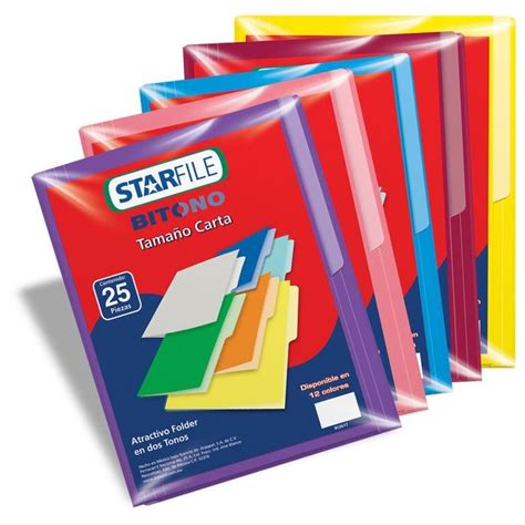 Folder Bitono Starfile Carta Vcols C25