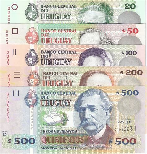 Prices are in uruguayan pesos (ur$), the official uruguayan currency. SET of 5 NOTES URUGUAY Pesos Banknotes World Currency Money BILL South America | eBay