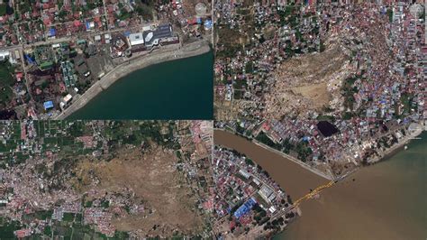 Surabaya Gempa Indonesia Tsunami Satellite Images Reveal Extent Of My