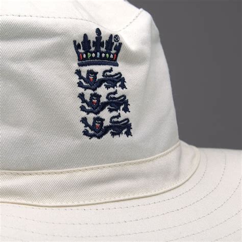 New Balance Ecb England Round Hat Test Cricket Replica White